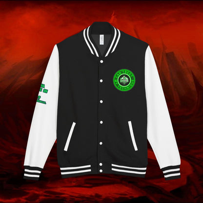 Letterman Jacket,DOLLAR DADDIES Collection,Unisex Jacket,Heavyweight Coat,Official Artist Merch,Black,Grey,Varsity Outerwear,Music Fan