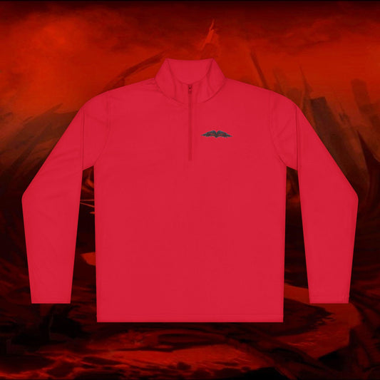 Moisture-Wicking Quarter-Zip Pullover: Liulf Lucifer Tyrant Collection