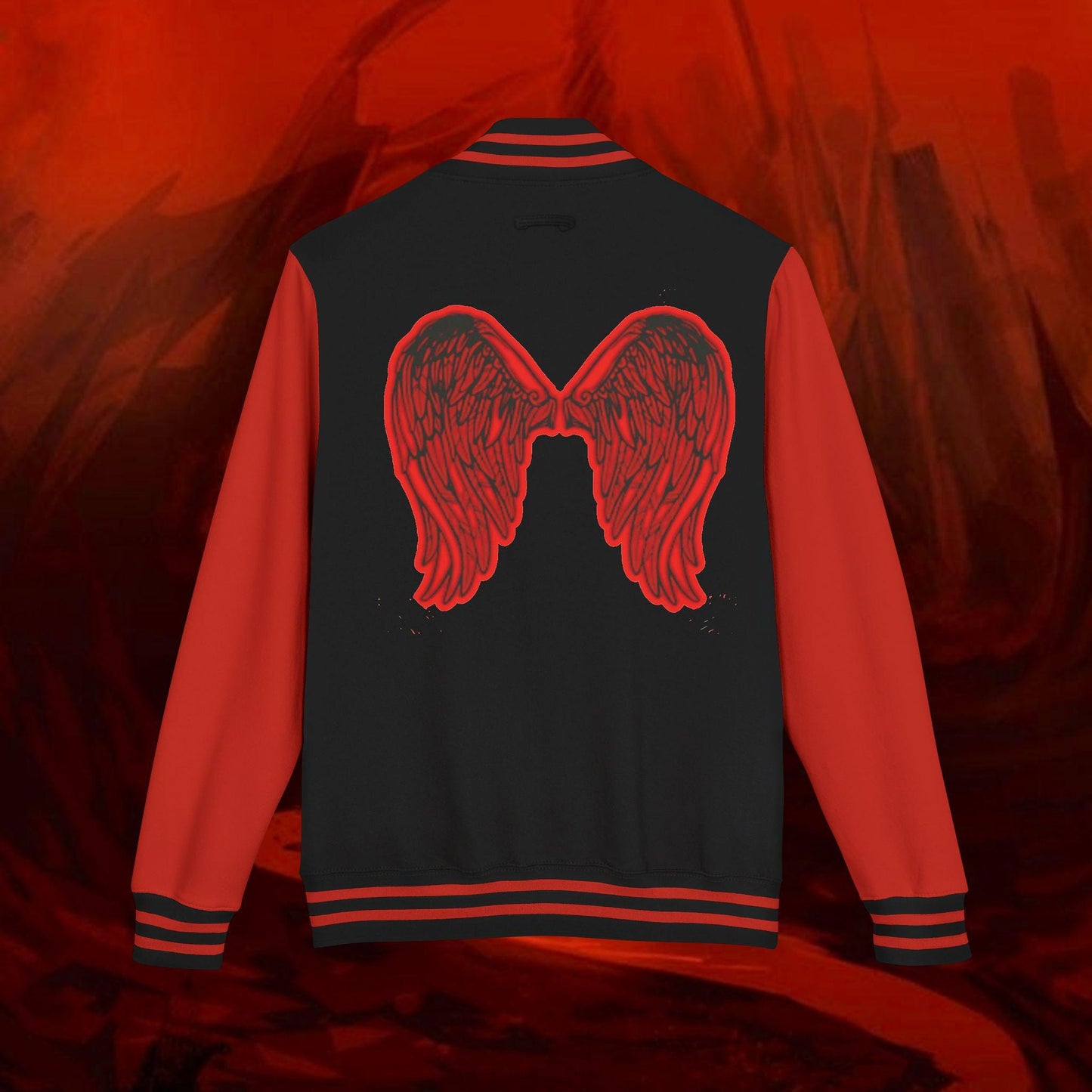 Letterman Jacket, Official Artist Merchandise, Warrior not a Worrier, Liulf Lucifer, Unisex Jacket, Rise up Collection, Heavyweight Coat