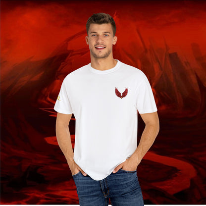 Garment-Dyed T-shirt - LIULF LUCIFER, RISE UP COLLECTION