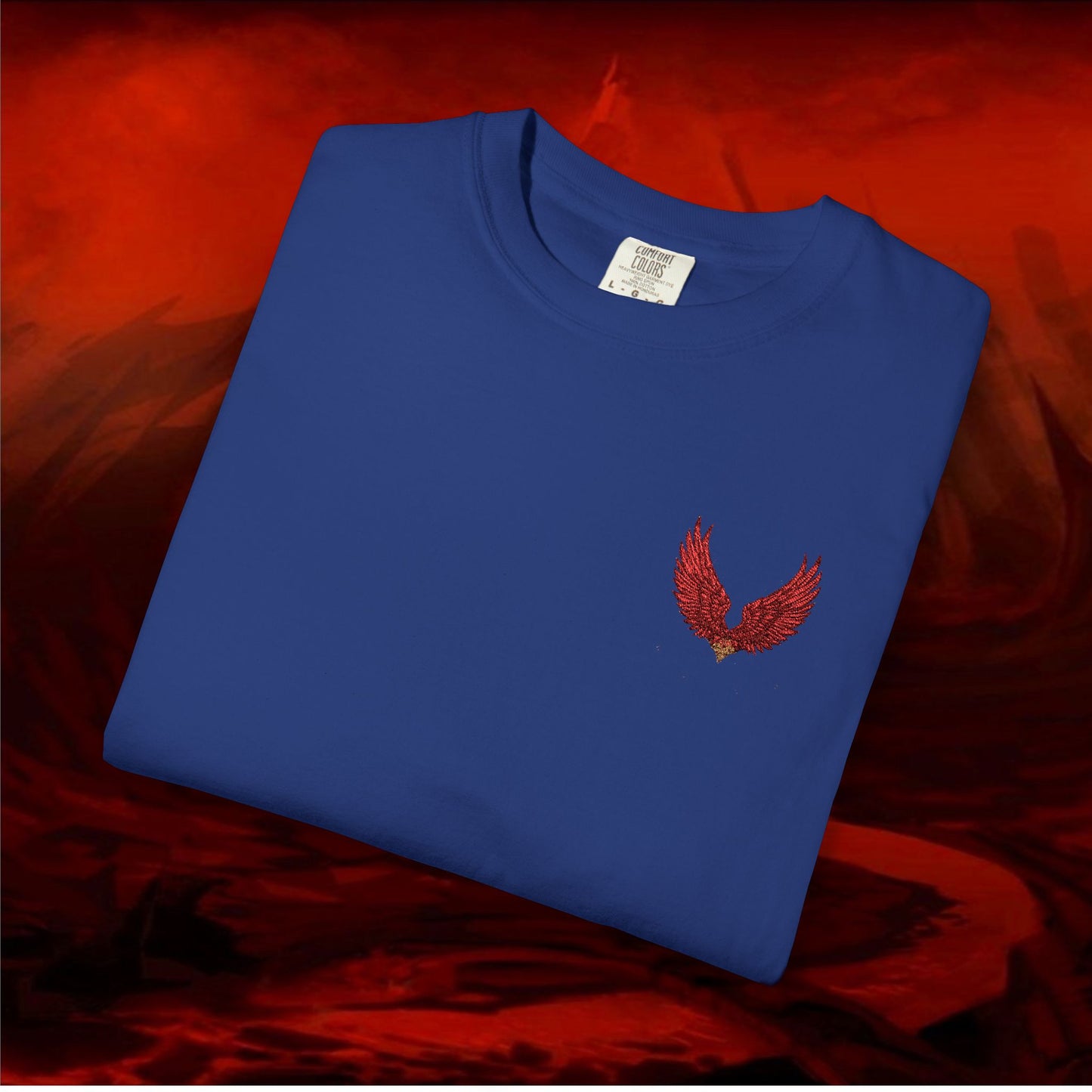 Garment-Dyed T-shirt - LIULF LUCIFER, RISE UP COLLECTION