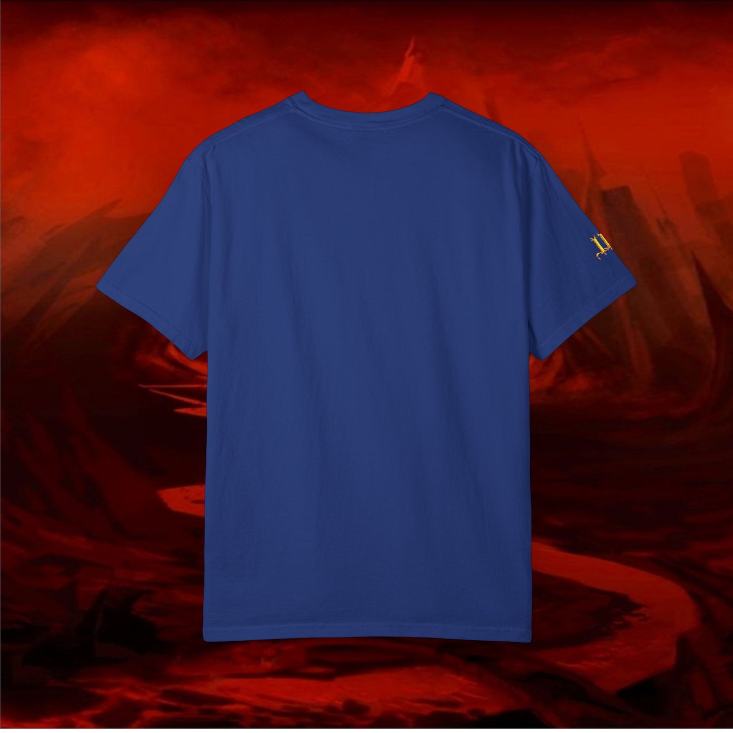 Garment-Dyed T-shirt - LIULF LUCIFER, RISE UP COLLECTION
