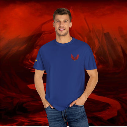 Garment-Dyed T-shirt - LIULF LUCIFER, RISE UP COLLECTION