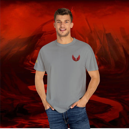 Garment-Dyed T-shirt - LIULF LUCIFER, RISE UP COLLECTION