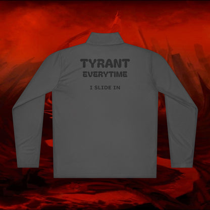 Quarter-Zip Pullover, Liulf Lucifer Merchandise, Tyrant Collection Running Top, Unisex Sweatshirt, Hoodie, Apparel, Clothing, Activewear,