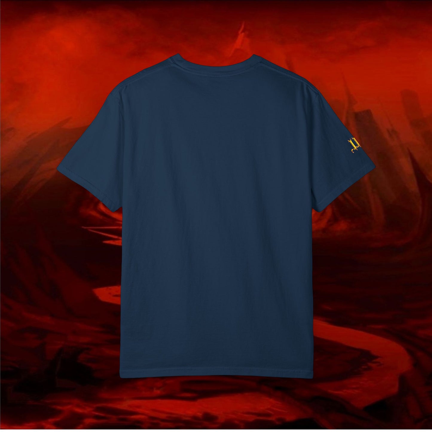 Garment-Dyed T-shirt - LIULF LUCIFER, RISE UP COLLECTION