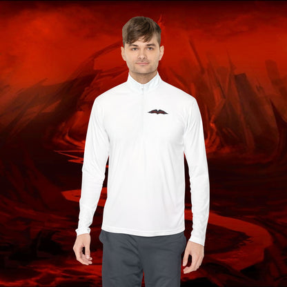 Quarter-Zip Pullover, Liulf Lucifer Merchandise, Tyrant Collection Running Top, Unisex Sweatshirt, Hoodie, Apparel, Clothing, Activewear,