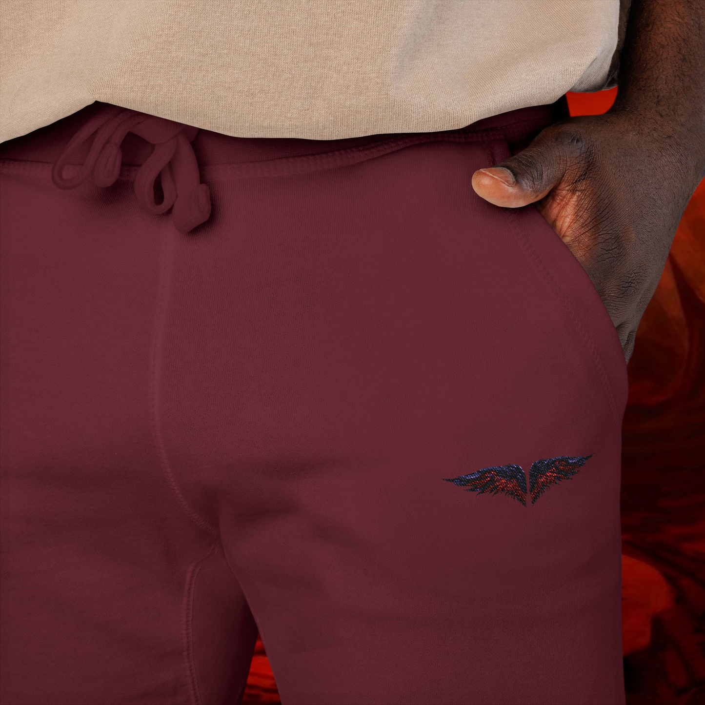 Liulf Lucifer-TYRANT COLLECTION- JOGGERS, Lounge Pants, Comfortable Joggers, Embroidered Sweatpants,
