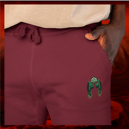 Embroidered Fleece Sweatpants - Liulf Lucifer, Dollar Daddies Collection