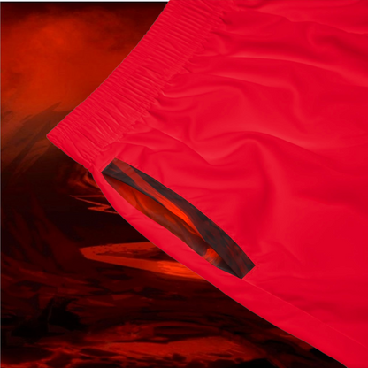 LIULF LUCIFER-TYRANT COLLECTION- SHORTS- RED