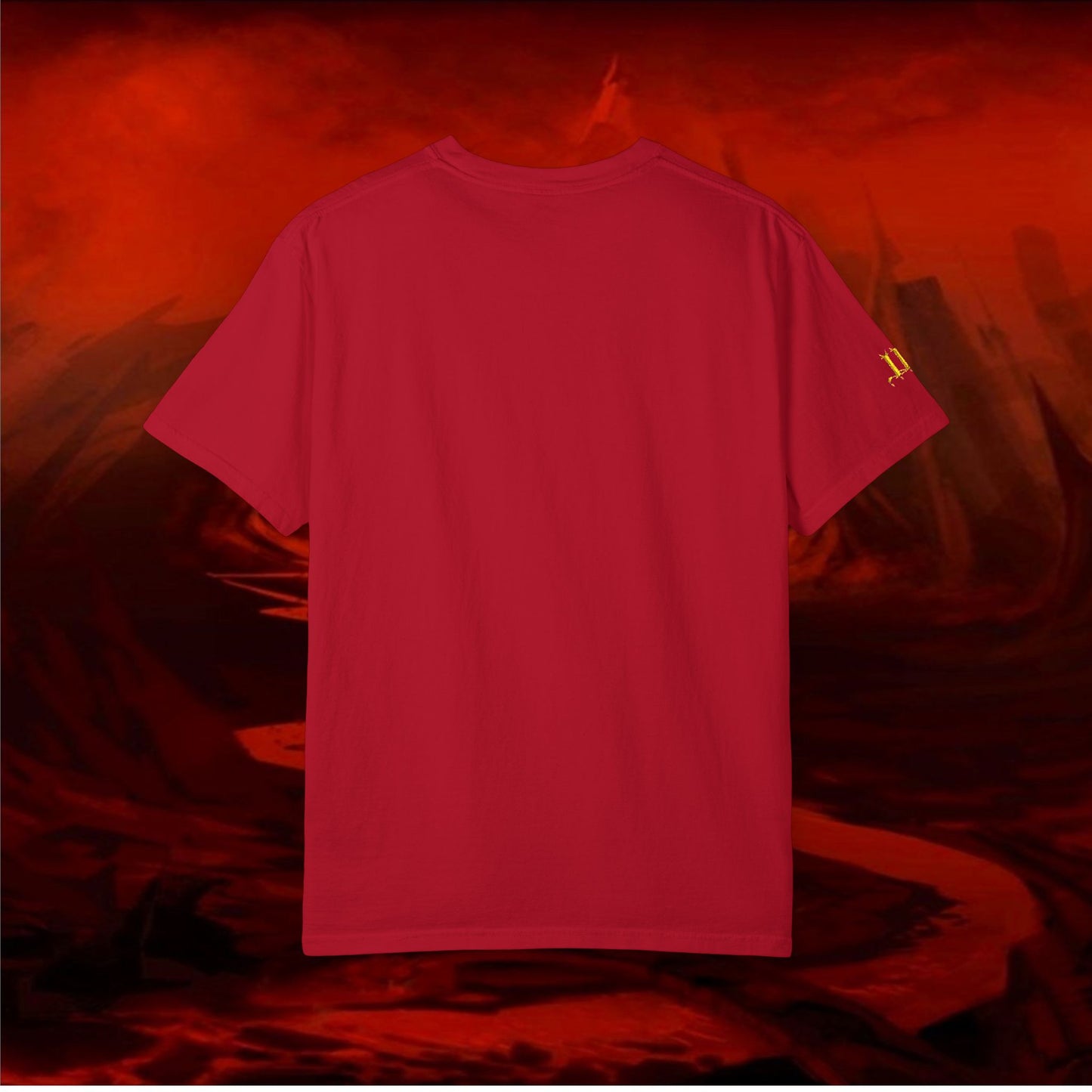 Garment-Dyed T-shirt - LIULF LUCIFER, RISE UP COLLECTION