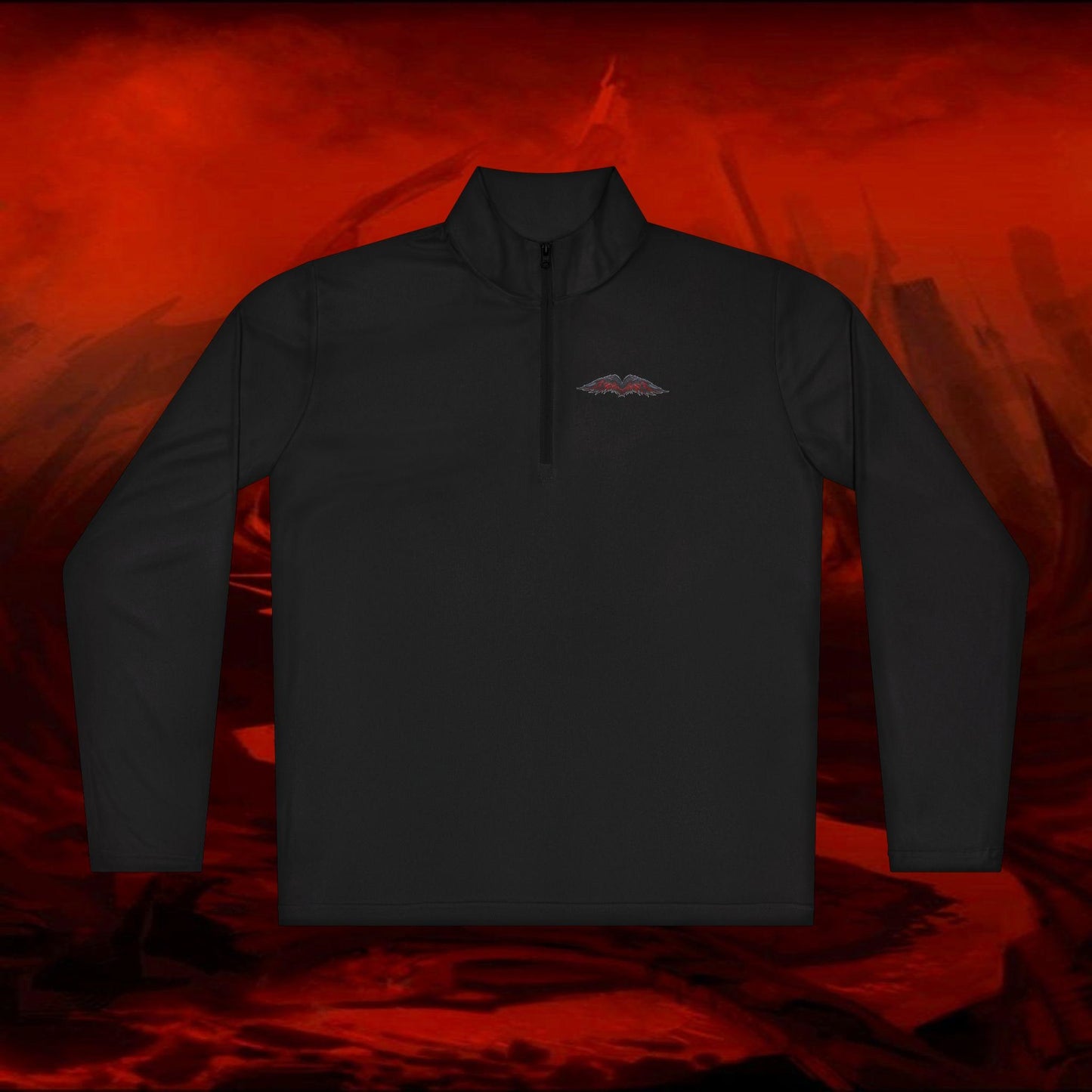 Moisture-Wicking Quarter-Zip Pullover: Liulf Lucifer Tyrant Collection