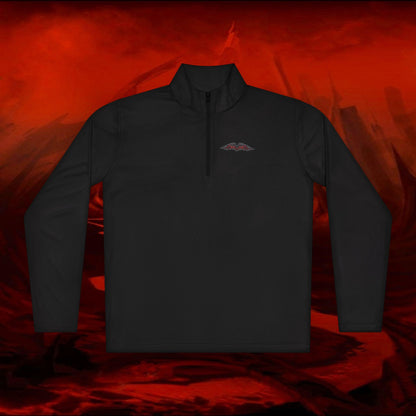 Moisture-Wicking Quarter-Zip Pullover: Liulf Lucifer Tyrant Collection