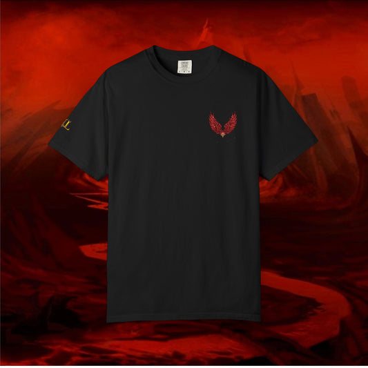 Garment-Dyed T-shirt - LIULF LUCIFER, RISE UP COLLECTION