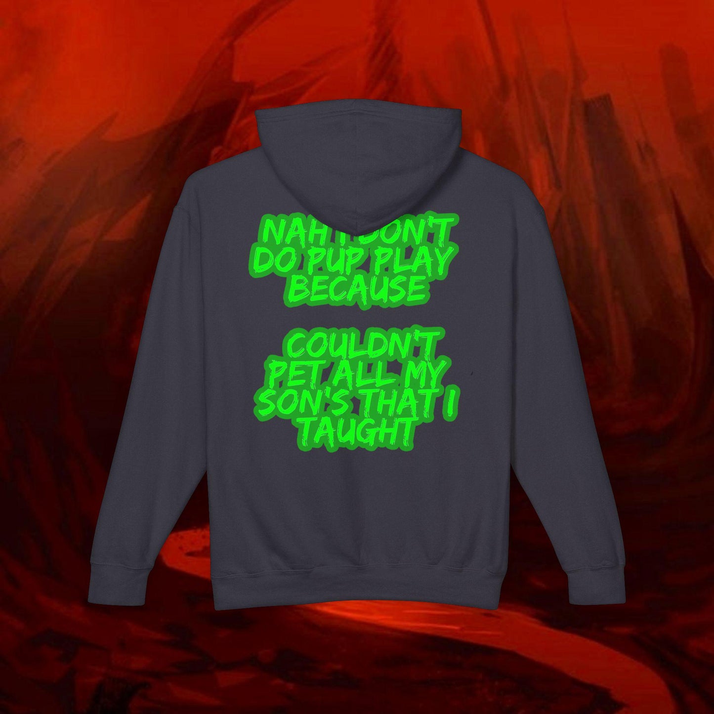 Liulf Lucifer Lightweight Hoodie: Dollar Daddies Collection, Music Fan Merch