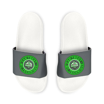 Men's 'cant beat my Technique' Sandals: Removable Straps, Beach Shoes