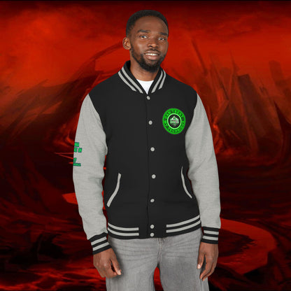 Letterman Jacket,DOLLAR DADDIES Collection,Unisex Jacket,Heavyweight Coat,Official Artist Merch,Black,Grey,Varsity Outerwear,Music Fan