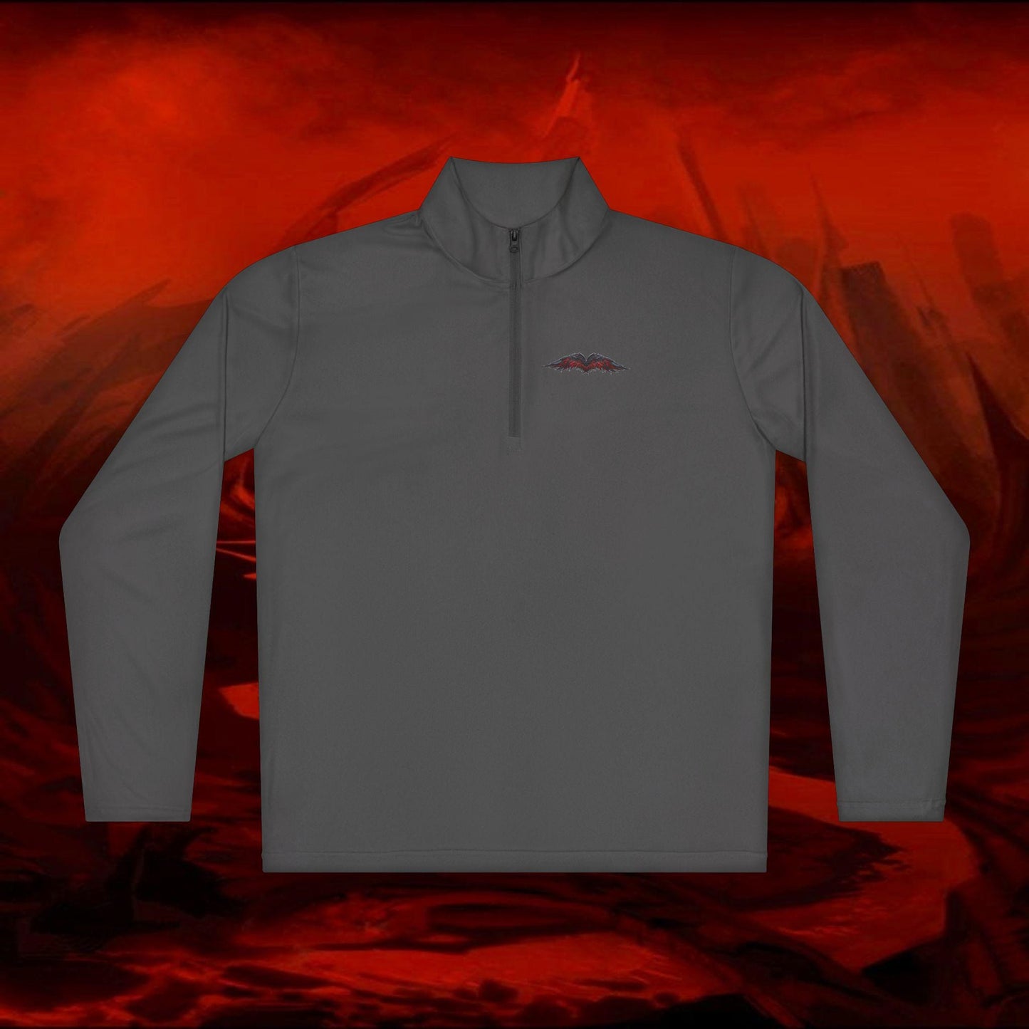 Moisture-Wicking Quarter-Zip Pullover: Liulf Lucifer Tyrant Collection
