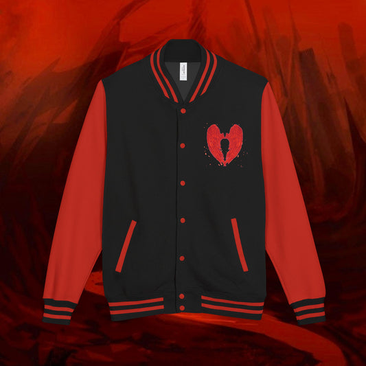 Letterman Jacket, Official Artist Merchandise, Warrior not a Worrier, Liulf Lucifer, Unisex Jacket, Rise up Collection, Heavyweight Coat