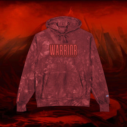 Embroidered Tie-Dye Champion Hoodie: Liulf Lucifer Collection