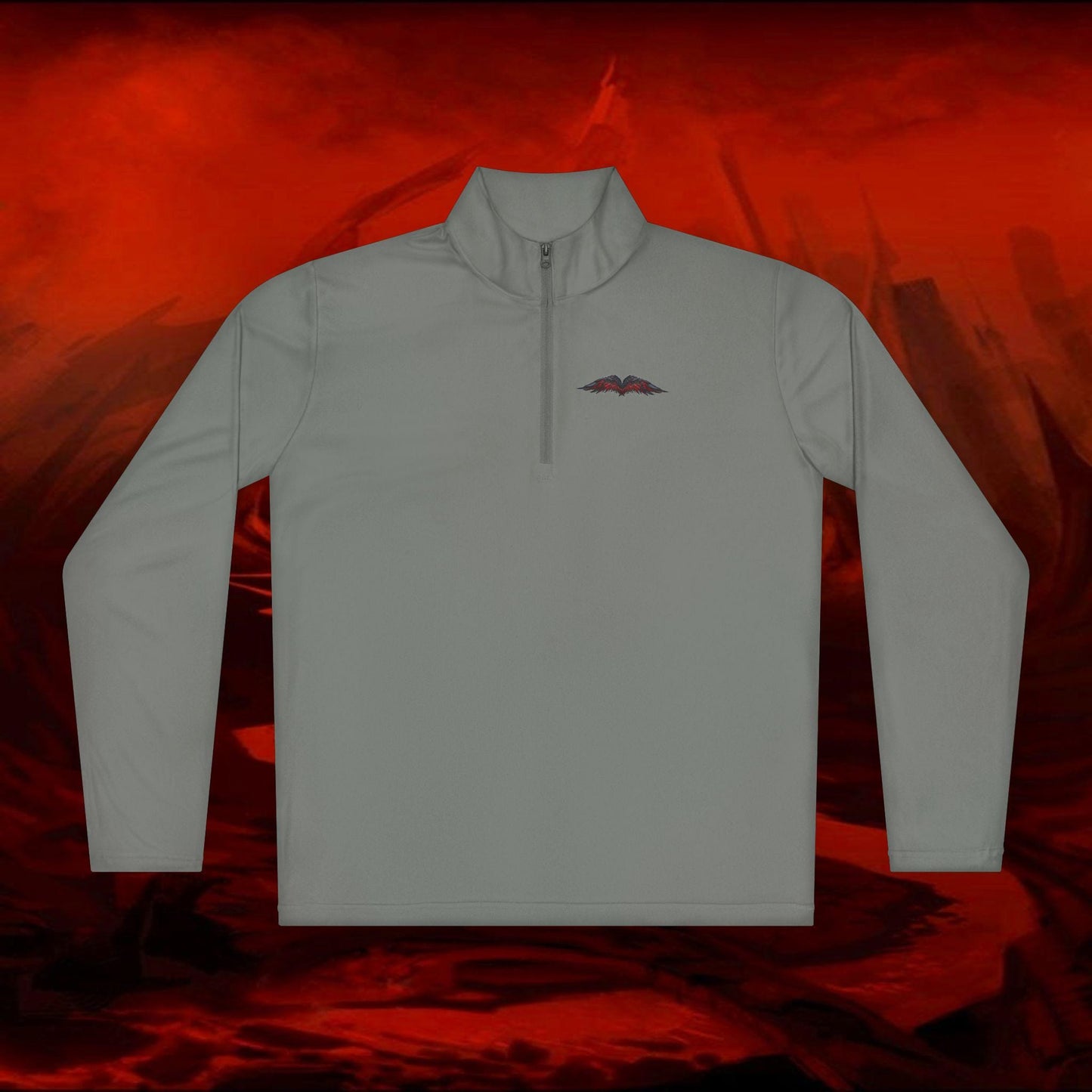Moisture-Wicking Quarter-Zip Pullover: Liulf Lucifer Tyrant Collection
