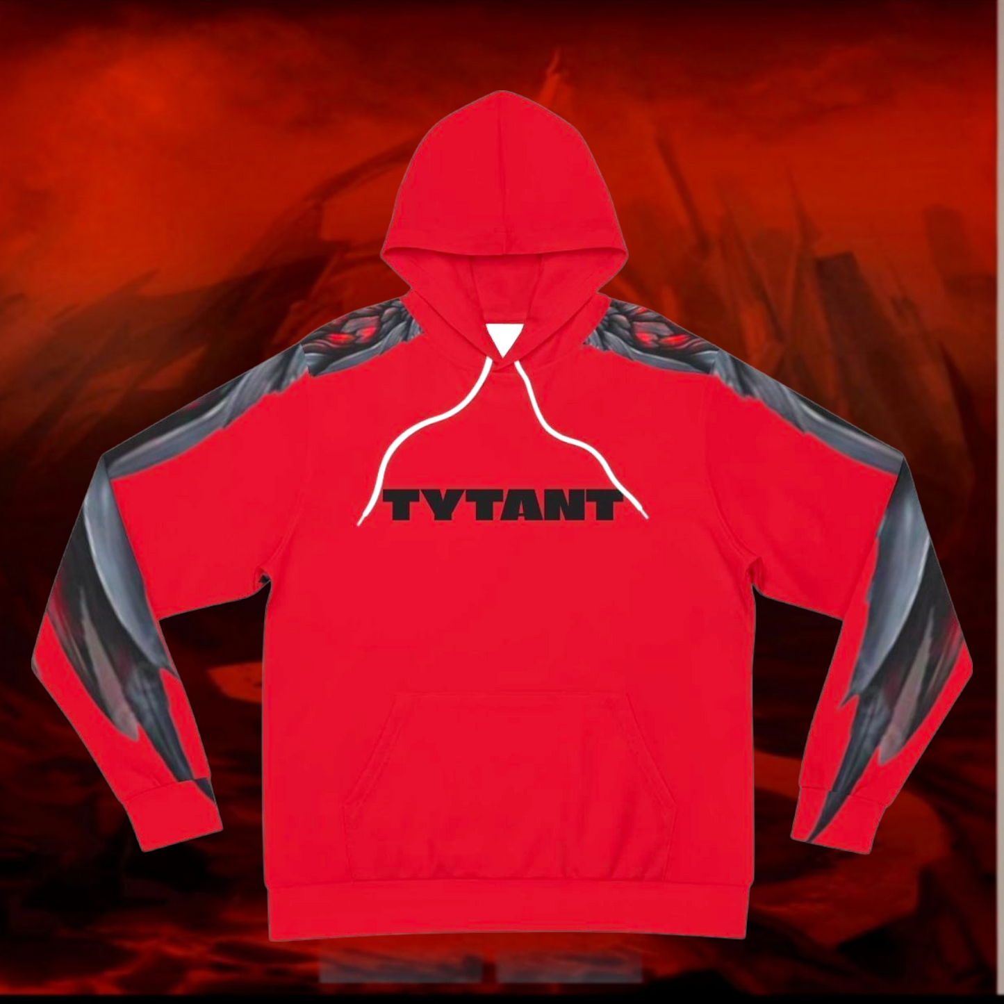 Black Tyrant Wings Hoodie: Liulf Lucifer Gothic Fashion