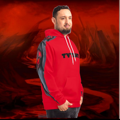 Black Tyrant Wings Hoodie: Liulf Lucifer Gothic Fashion