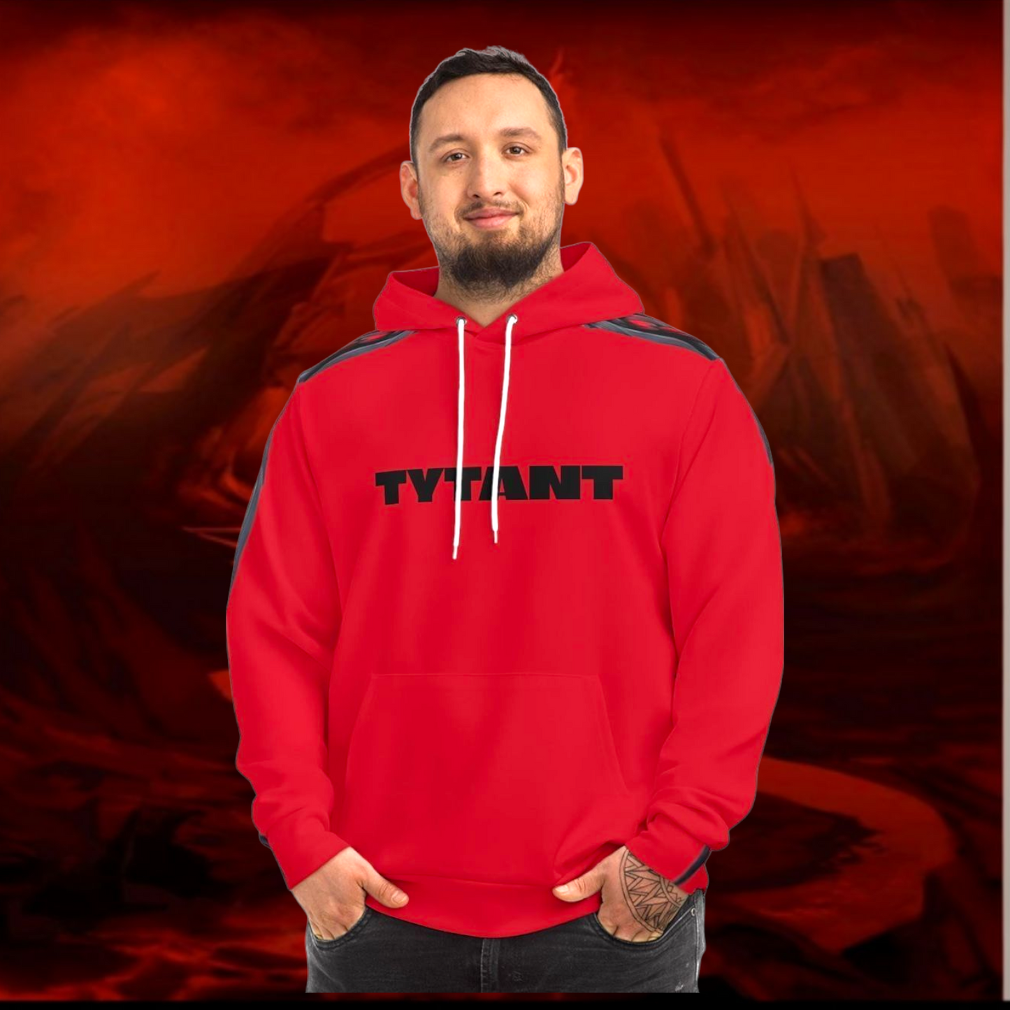 Black Tyrant Wings Hoodie: Liulf Lucifer Gothic Fashion